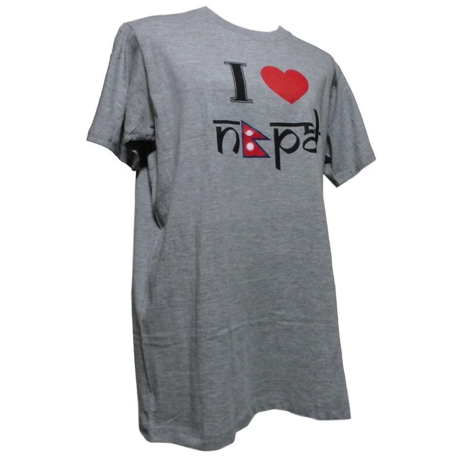 Tシャツ ネパール・Tシャツ 13 (I love Nepal)M・L・XL クリックポスト