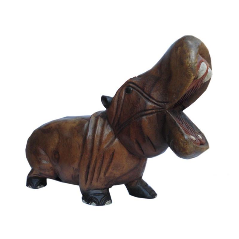 木彫動物⑅カバ(大)⑅インドネシア バリ島 インドネシア 木彫 ガルーダ像 置物 N 8580 - メルカリ