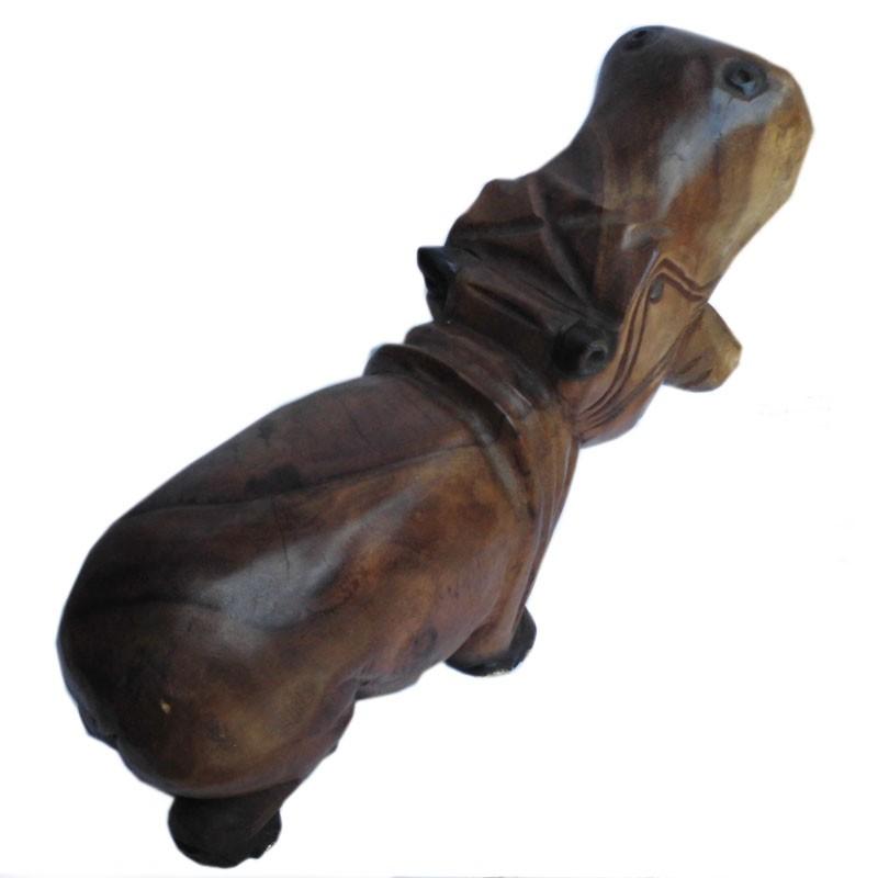 木彫り アジアン雑貨 特大カバさんの木彫り1 : アジア雑貨ビンゴ