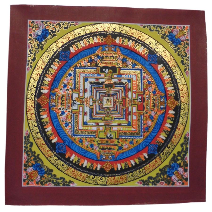 曼荼羅 カーラチャクラ曼荼羅(マンダラ)4 : アジア雑貨ビンゴ