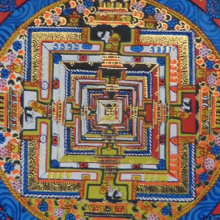 曼荼羅 カーラチャクラ曼荼羅(マンダラ)4 : アジア雑貨ビンゴ