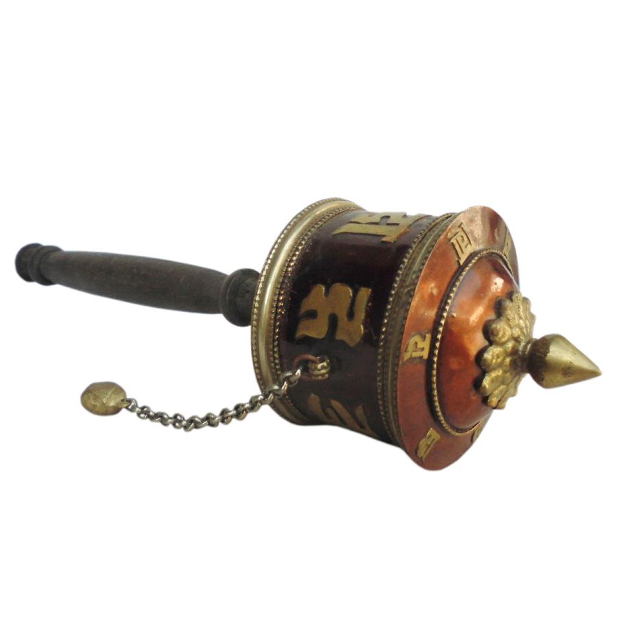 仏具 ネパール仏具 マニ車18 : アジア雑貨ビンゴ - 通販 - Yahoo