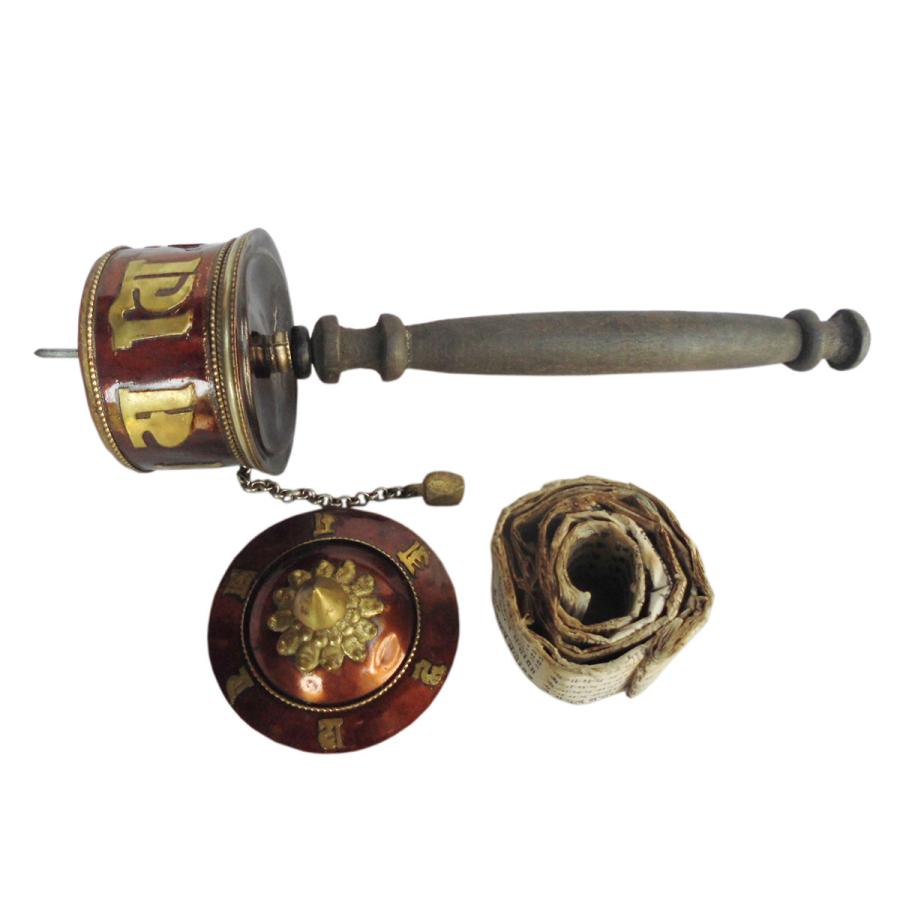 仏具 ネパール仏具 マニ車18 : アジア雑貨ビンゴ - 通販 - Yahoo