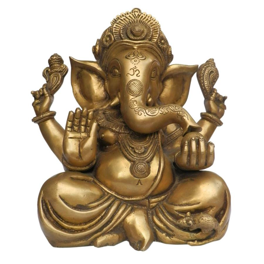 ガネーシャ 木像 ネパール製 仏像 ネパール・ガネーシャ3 : アジア雑貨ビンゴ - 通販 - Yahoo
