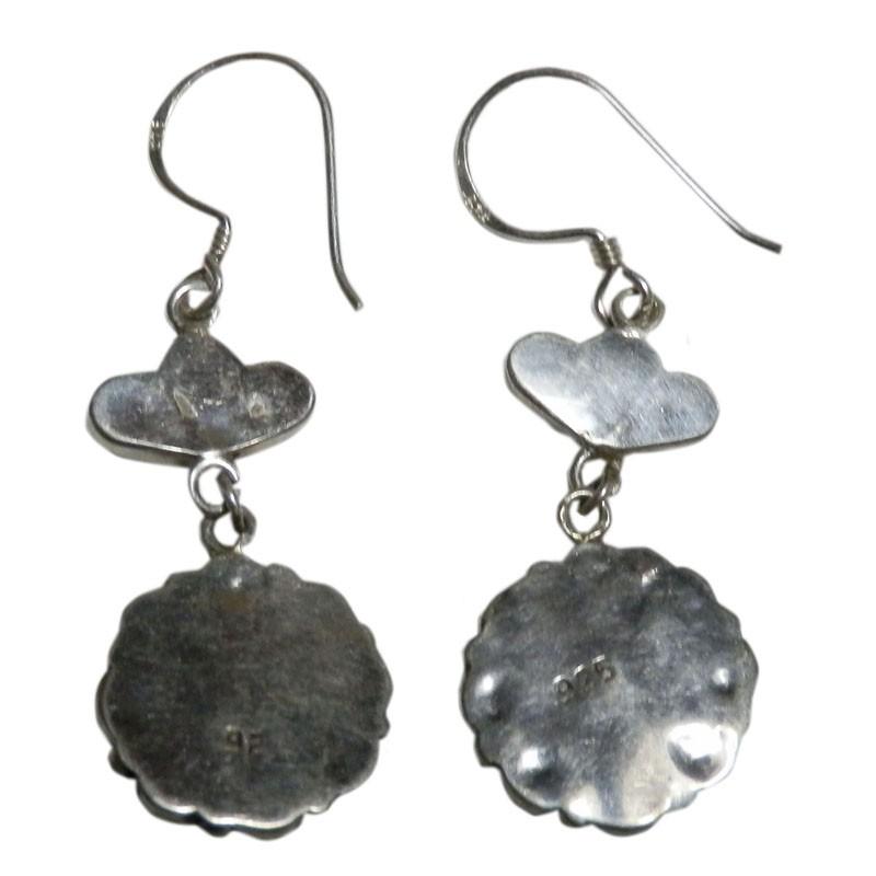 ピアス ターコイズ・山珊瑚・ピアス クリックポスト選択 送料200円