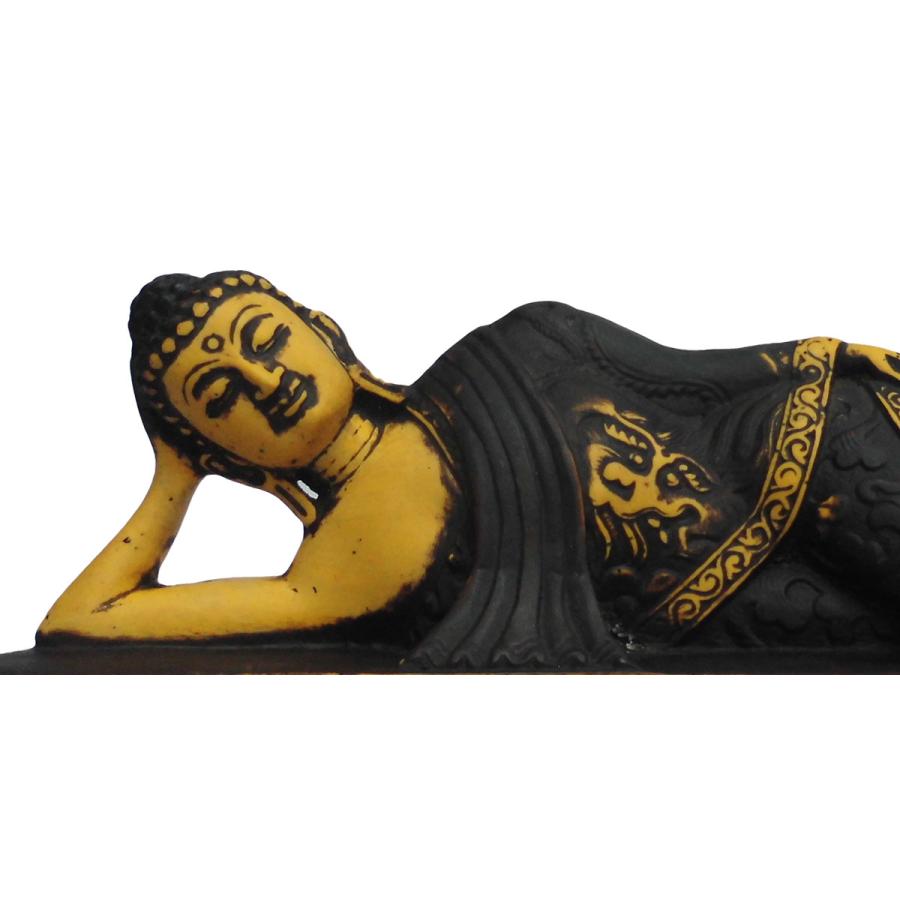 スリーピングブッタ　涅槃 釈迦如来 タイ購入 木彫り 仏像 仏教美術 骨董品 スリーピングブッタ 涅槃 釈迦如来 タイ購入 木彫り 仏像 仏教