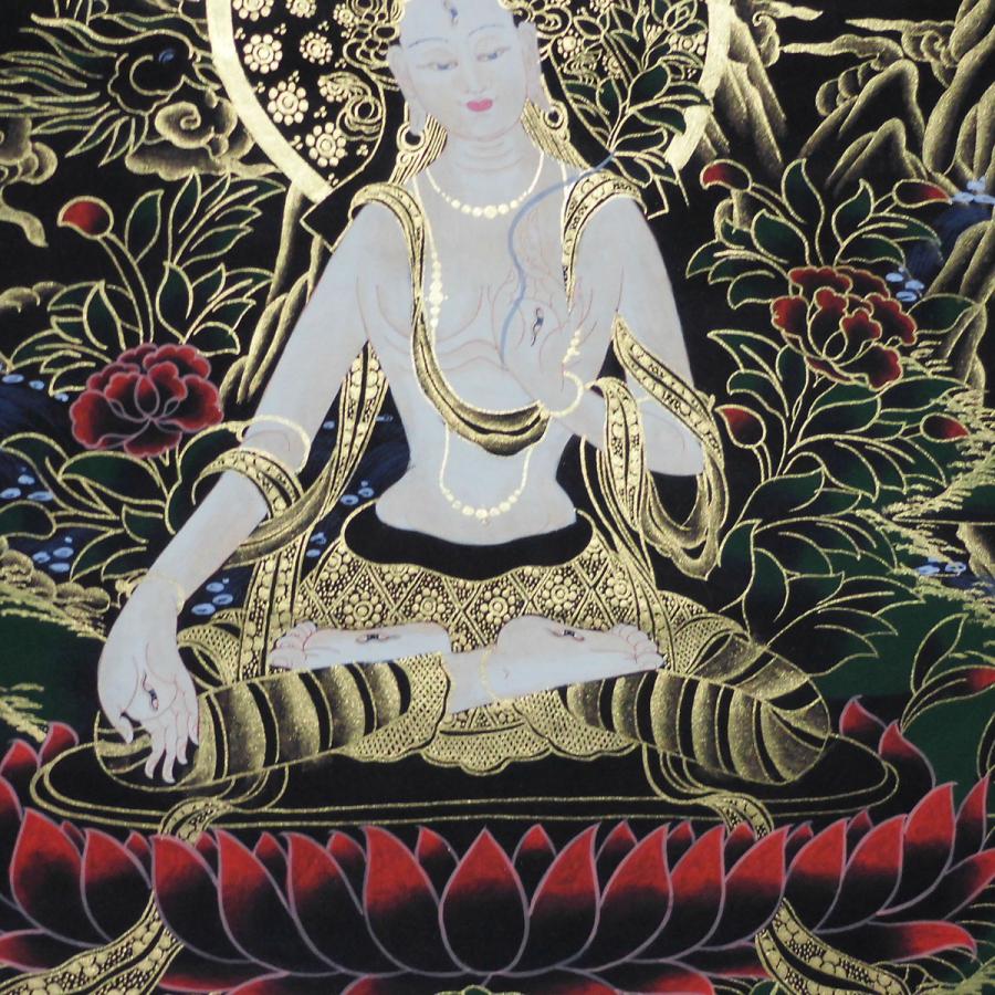 仏画 ホワイトターラー（白多羅菩薩）16 楽天市場】白多羅菩薩の通販