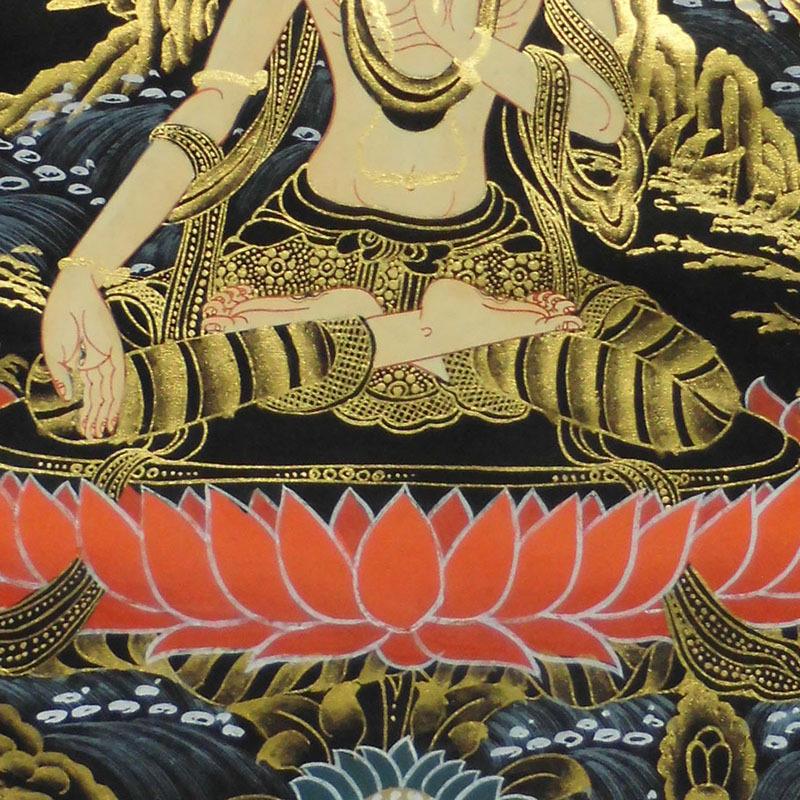 仏画 ホワイトターラー（白多羅菩薩）16 : アジア雑貨ビンゴ - 通販
