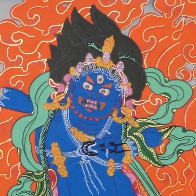 仏画 ヴァジュラ・パーニ・金剛手菩薩62 : アジア雑貨ビンゴ - 通販