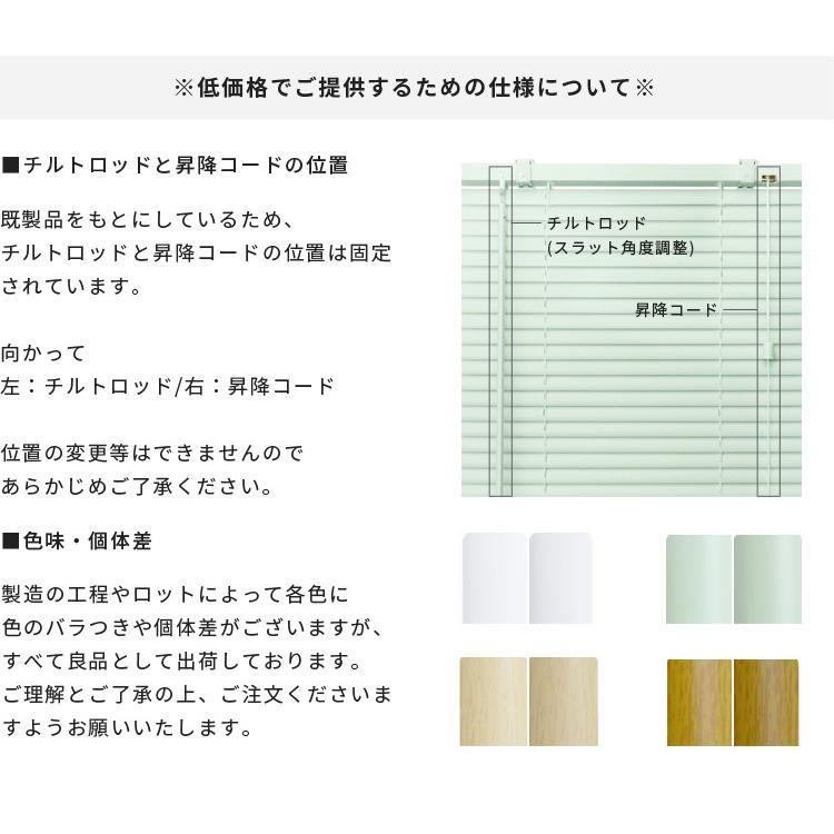 ブラインド ブラインドカーテン プラスチックブラインド 幅120cm 高さ100cm スラット幅25mm カーテンレール取り付けOK 既製サイズ イージーブラインド｜e-blind｜17