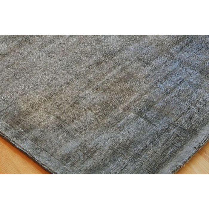 ラグ ラグマット 約1.5畳 140x200cm グレー 手織り(手機) 絨毯 ヴィスコース DYNASTY ANTIQUE モダン | EーBLIND | 02