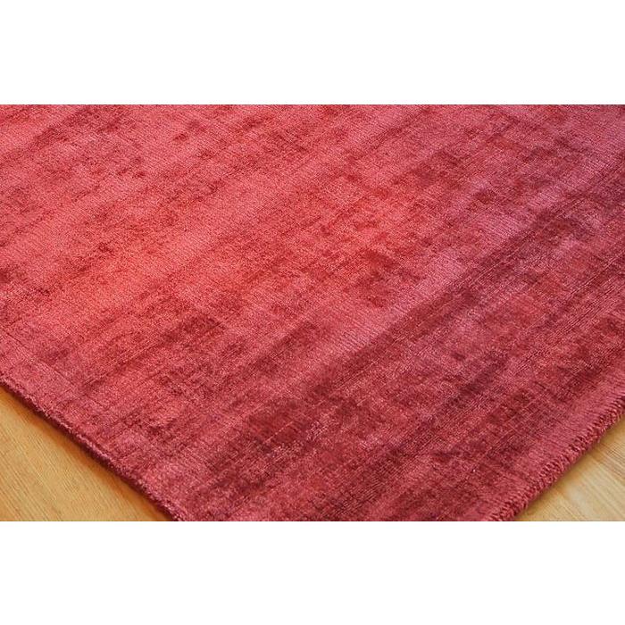 ラグ ラグマット 約2.5畳 160x230cm レッドピンク 手織り(手機) 絨毯 ヴィスコース DYNASTY ANTIQUE モダン | EーBLIND | 01