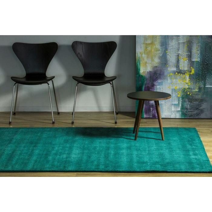 ラグ ラグマット 約2.5畳 160x230cm ターコイズ 手織り(手機) 絨毯 ヴィスコース DYNASTY ANTIQUE モダン | EーBLIND