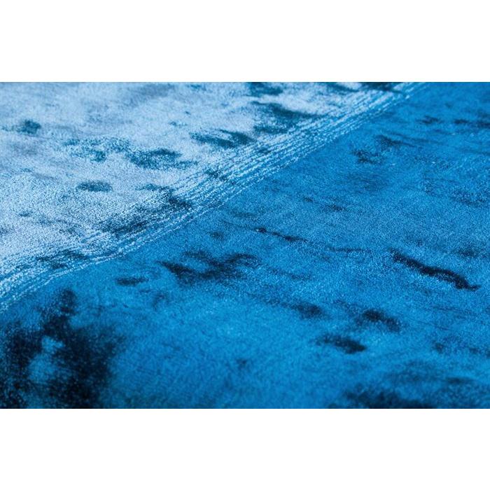 ラグ カーペット 秋 冬 140x200 手織り(手機) 絨毯 話題のSDGs素材 ヴィスコース 人工 シルク FADE STRIPE おしゃれ オーシャン リビング 寝室 オールシーズン | EーBLIND | 03