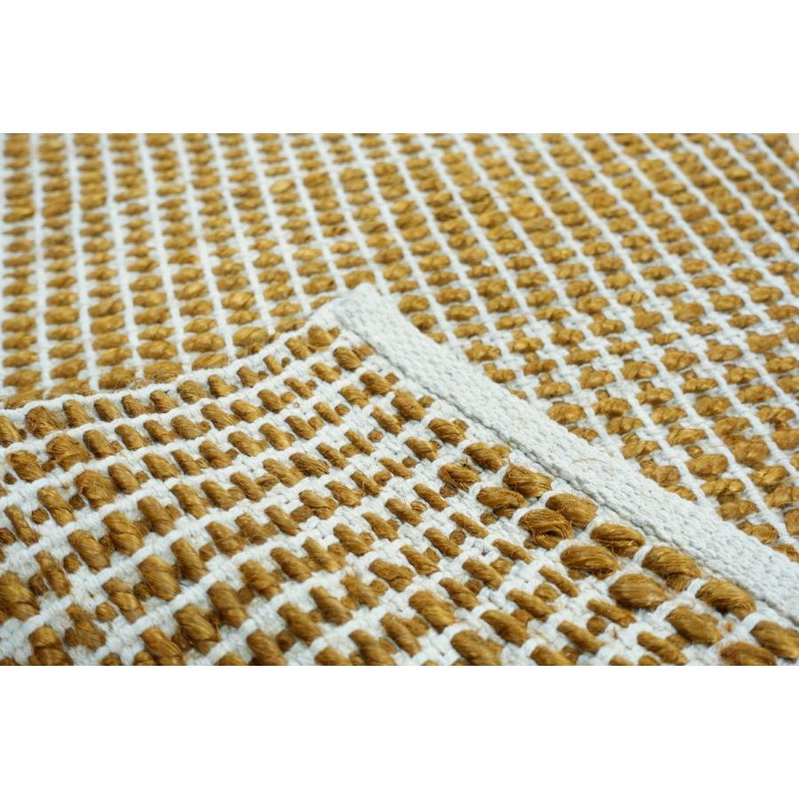 ラグ カーペット キリム 140x200 秋 冬 手織り エコ素材 JURO PLAIN オレンジ 快適 おしゃれ 北欧 リビング 寝室 オールシーズン 絨毯 柔らかい 暖かい | EーBLIND | 02