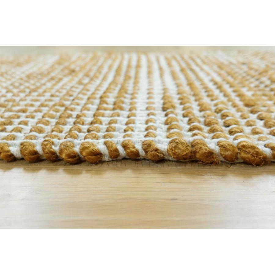 ラグ カーペット キリム 140x200 秋 冬 手織り エコ素材 JURO PLAIN オレンジ 快適 おしゃれ 北欧 リビング 寝室 オールシーズン 絨毯 柔らかい 暖かい | EーBLIND | 03