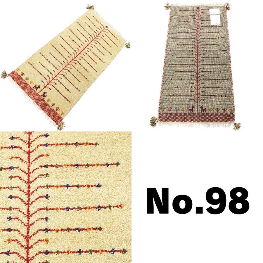 ラグ ギャッベ 60x120cm 高級手結び 秋 冬 快適 ウール ハンドノット GABBEH 座布団 チェアパッド おしゃれ オールシーズン 調湿機能 絨毯 柔らかい 暖かい | EーBLIND | 23