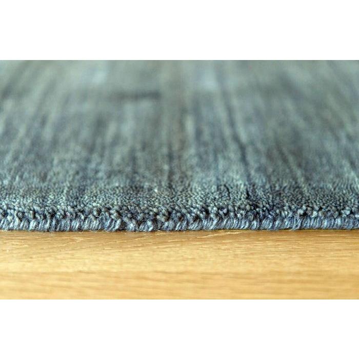 ラグ ギャッベ 160x230 手織り 秋 冬 快適 ウール LORI PLAIN グレー おしゃれ 北欧 リビング 寝室 オールシーズン 調湿機能 絨毯 柔らかい 暖かい | EーBLIND | 02