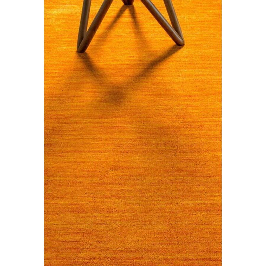 ラグ ギャッベ 160x230 手織り 秋 冬 快適 ウール LORI PLAIN オレンジ 北欧 リビング 寝室 オールシーズン 調湿機能 絨毯 柔らかい 暖かい | EーBLIND | 01