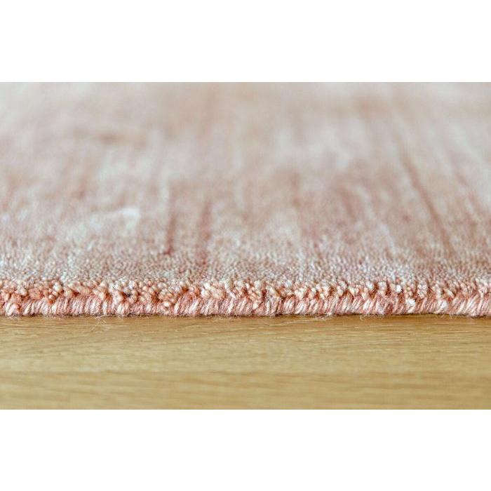 ラグ ギャッベ 160x230 手織り 秋 冬 快適 ウール LORI PLAIN ローズ 北欧 リビング 寝室 オールシーズン 調湿機能 絨毯 柔らかい 暖かい | EーBLIND | 02