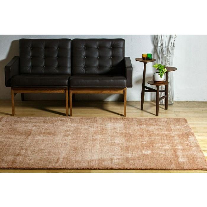 ラグ ギャッベ 160x230 手織り 秋 冬 快適 ウール LORI PLAIN ローズ 北欧 リビング 寝室 オールシーズン 調湿機能 絨毯 柔らかい 暖かい | EーBLIND | 03