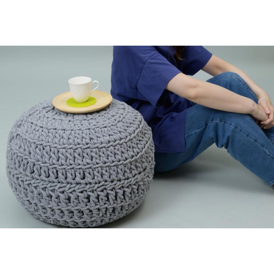 EーBLIND（イージーブラインド） プフ スツール クッション コットン