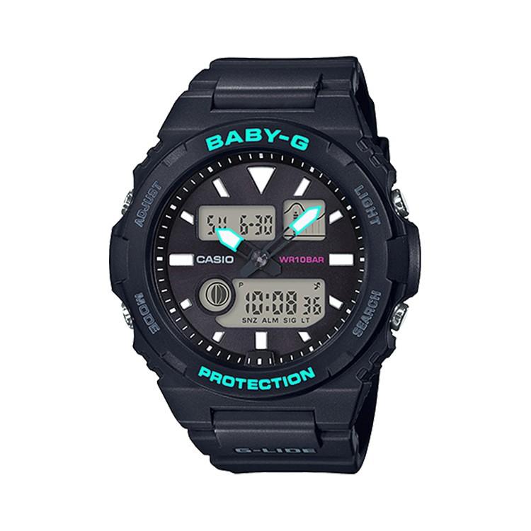 BABY-G baby-g ベビーG BAX-100-1AJF カシオ CASIO G-LIDE ジーライド 黒 ブラック アナログ レディース 腕時計
