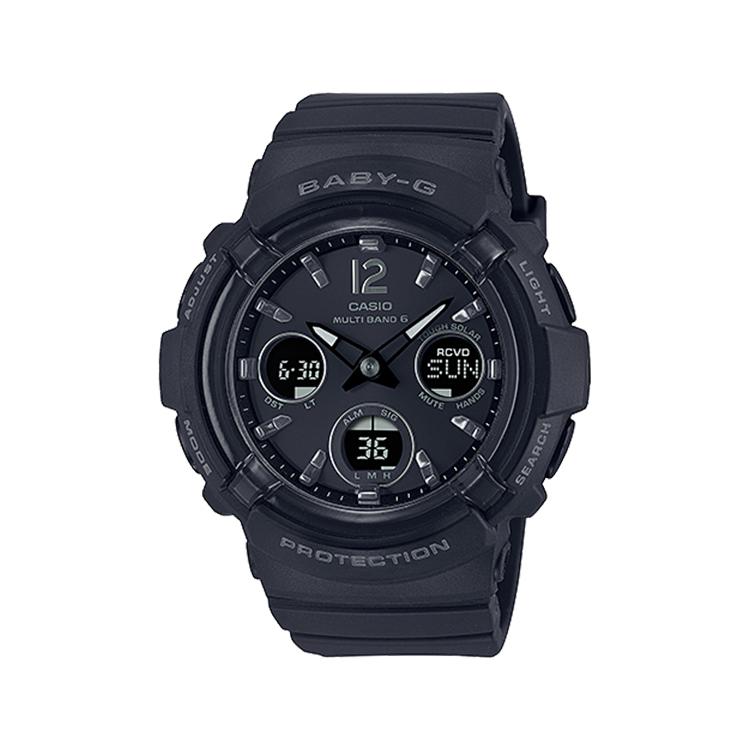 CASIO カシオ Baby-G/電波ソーラー腕時計  アナデジ BGA-2300B   ブラック レディース / 240001187948 BABY-G BGA-2800-1AJF レディース 電波ソーラー アナデジ 樹脂バンド