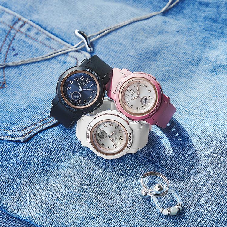 カシオBABY-G BGA-2900AF-1AJF 電波ソーラー未使用に近い美品 BABY-G Baby-G ベビーG 電波ソーラー ブラック シンプル BGA-2900AF