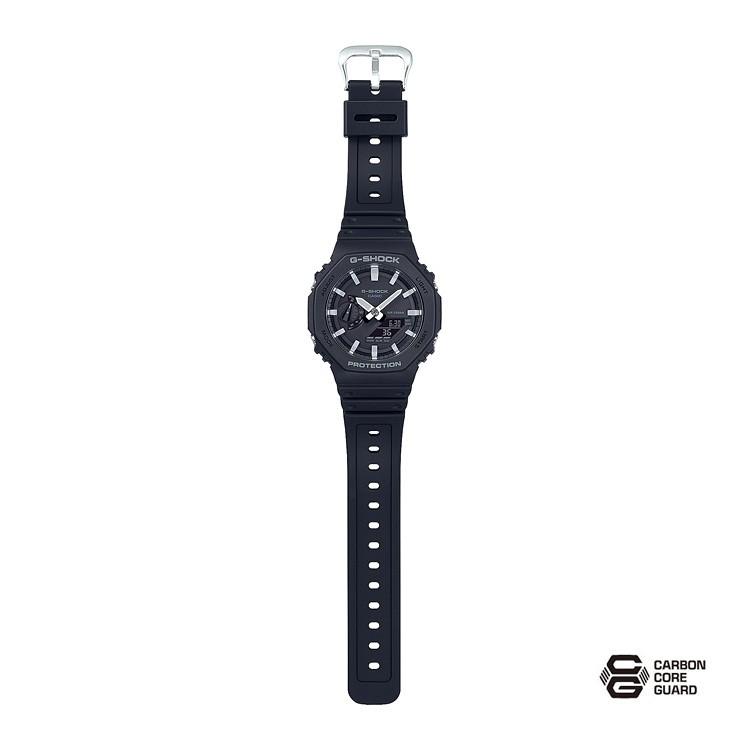 G-SHOCK Ｇショック GA-2100-1AJF カシオ CASIO デジアナコンビ カーボンコアガード構造 八角形 黒 ブラック 腕時計 メンズ｜e-bloom｜03