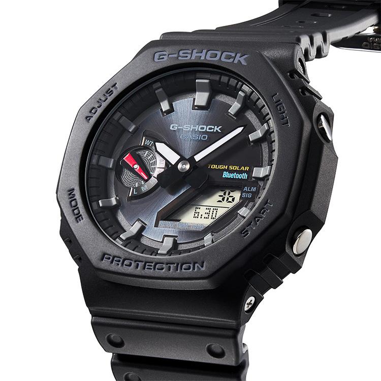 G-SHOCK Gショック 八角形 スマホリンク タフソーラー 黒 GA-B2100