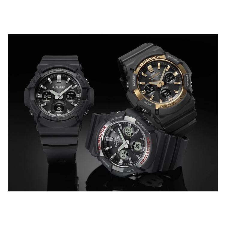 G-SHOCK カシオ CASIO Gショック 電波ソーラー 黒 ブラック GAW