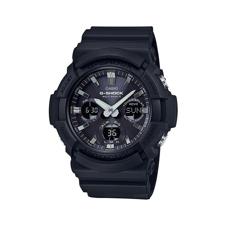 カシオ CASIO G-SHOCK Gショック 電波ソーラー 黒 ブラック GAW-100B-1AJF 腕時計｜e-bloom