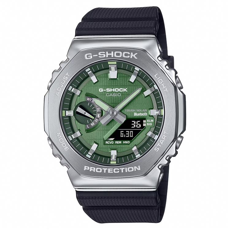 カシオ CASIO G-SHOCK Bluetooth 電波ソーラー G-SHOCK gショック G-STEEL Gスチール 電波ソーラー スマホ連携 八角形