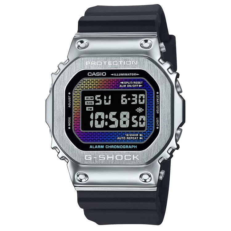 G-SHOCK Gショック レインボー Rainbow Brick Wall デジタル GM-5600RW