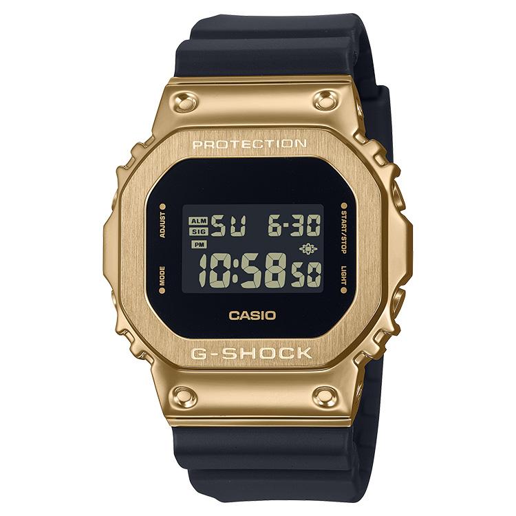 G-SHOCK gショック メタルベゼル デジタル ブラック ゴールド G-SHOCK gショック メタルベゼル デジタル ブラック ゴールド