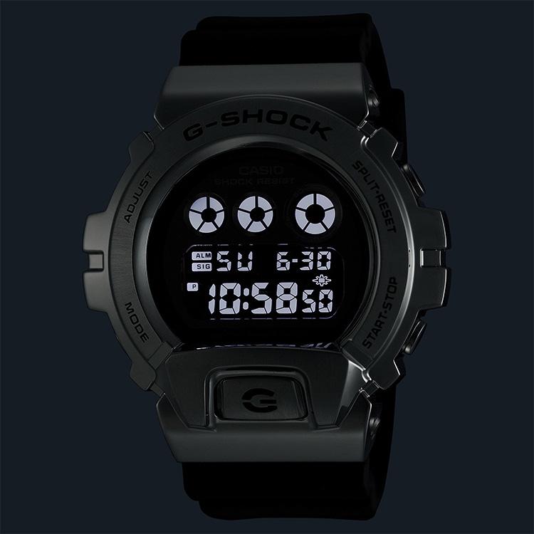 G-SHOCK gショック メタルベゼル デジタル ラウンド 三つ目 ブラック ペアモデル GM-6900U-1JF CASIO カシオ 腕時計 メンズ 国内正規品｜e-bloom｜02