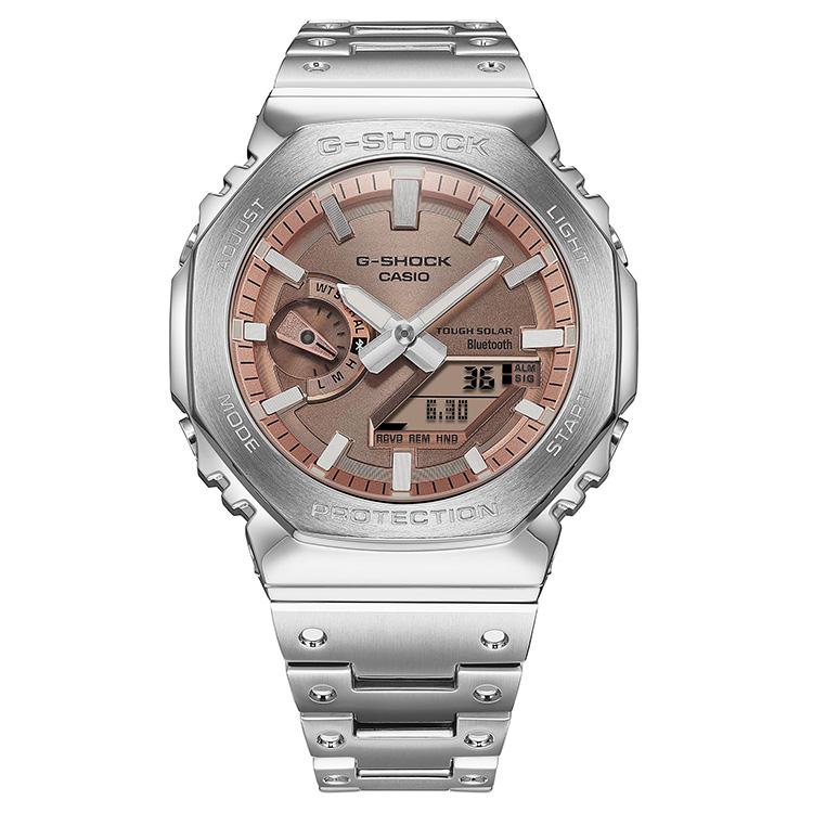 G-SHOCK gショック フルメタル スマホ連携 ソーラー 八角形 日本製