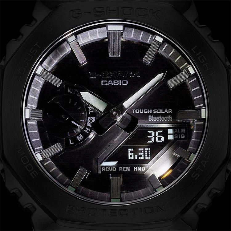 G-SHOCK gショック フルメタル スマホ連携 ソーラー 八角形 日本製