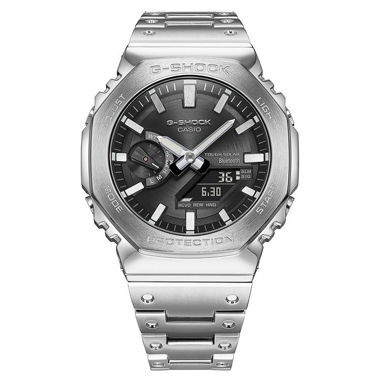 G-SHOCK gショック フルメタル スマホ連携 ソーラー 八角形 日本製
