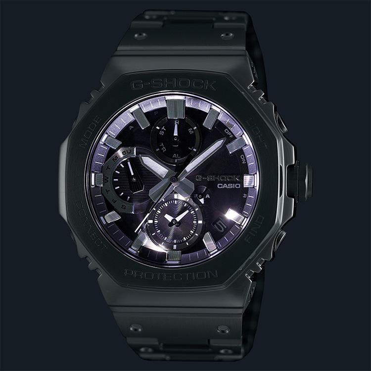 G-SHOCK gショック フルメタル クロノグラフ スマホ連携 ソーラー 八