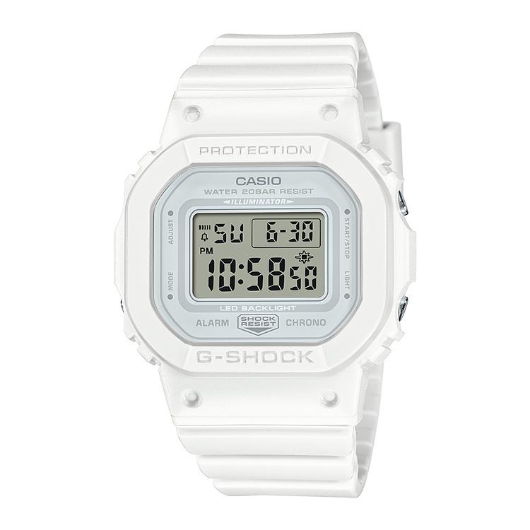 【新品】CASIO G-SHOCK GMD-S5600BA レディース 腕時計 G-SHOCK Gショック WOMEN ワントーン デジタル ホワイト 小型 四角 GMD