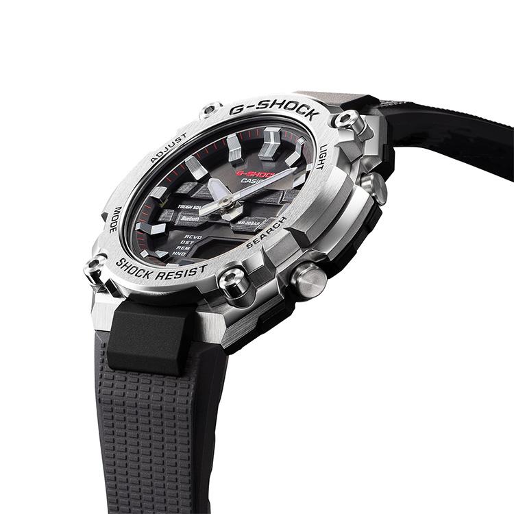 G-STEEL G-SHOCK gショック Gスチール スマホ連携 ソーラー シルバー