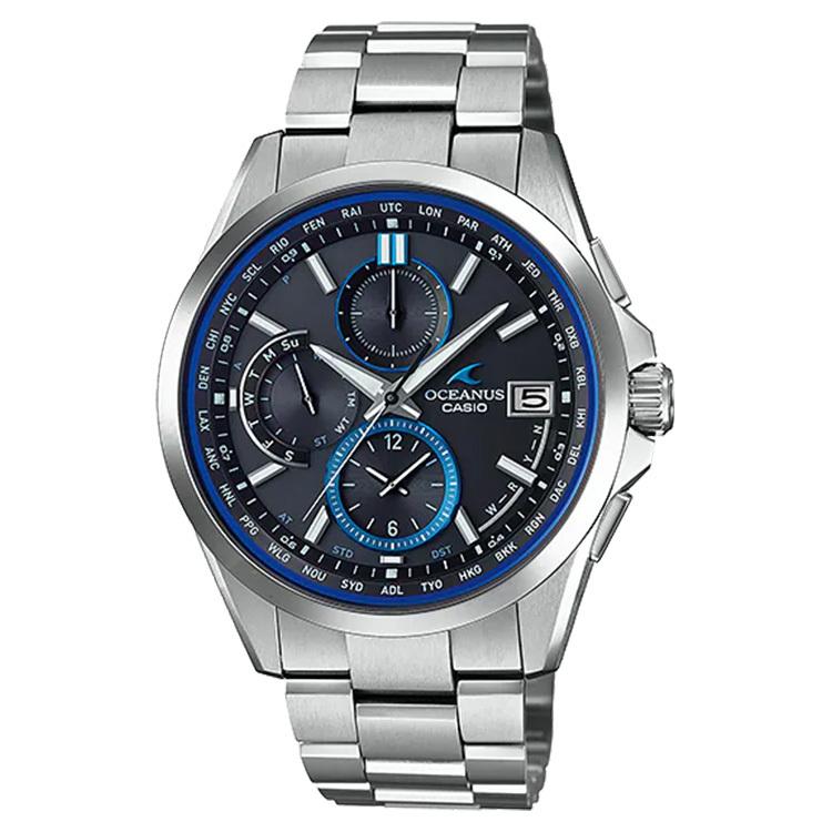 【極美品】オシアナス OCW-T2600-1AJF 電波ソーラー チタン OCEANUS オシアナス OCW-T2600-1AJF カシオ CASIO 電波 ソーラー