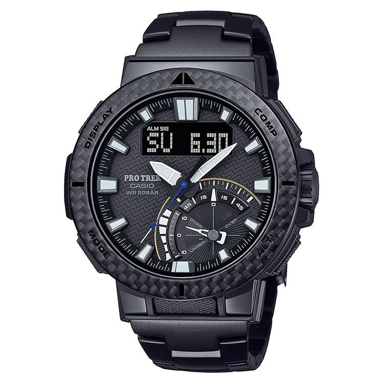 CASIO プロトレック PRW-100TJ チタン ソーラー電波時計 稼動品 PRO TREK プロトレック TEK アングラーライン 電波ソーラー チタン