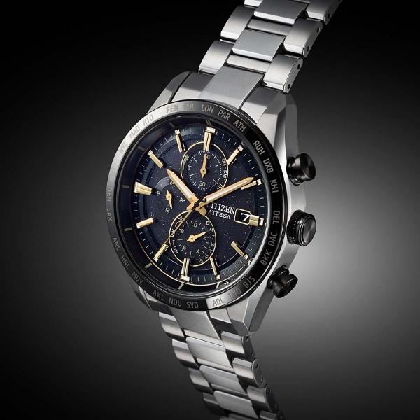 CITIZEN ATTESA シチズン アテッサ ACT Line 限定モデル1,300本 HINODE COLLECTION スーパーチタニウム メンズ腕時計 AT8184-57Eの画像