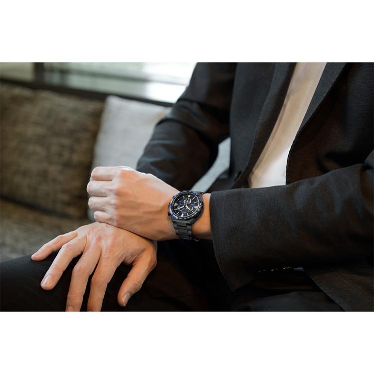 シチズン アテッサ CB5967-66L ブラックチタン エコドライブ電波腕時計 シチズン アテッサ アクトライン ブラックチタン CB5967-66L