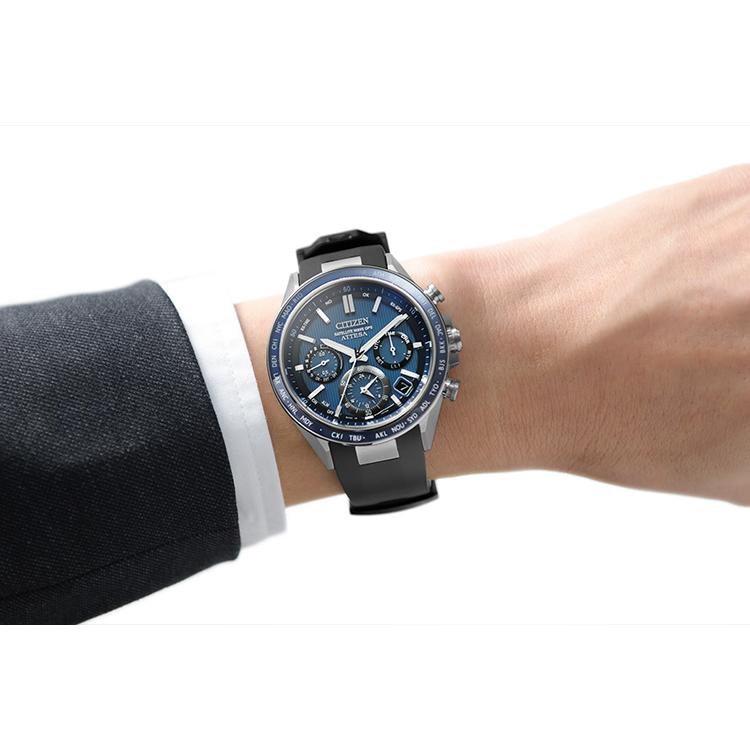 ATTESA（CITIZEN） ATTESA ACT Line 衛星電波受信 GPS ウレタンバンド