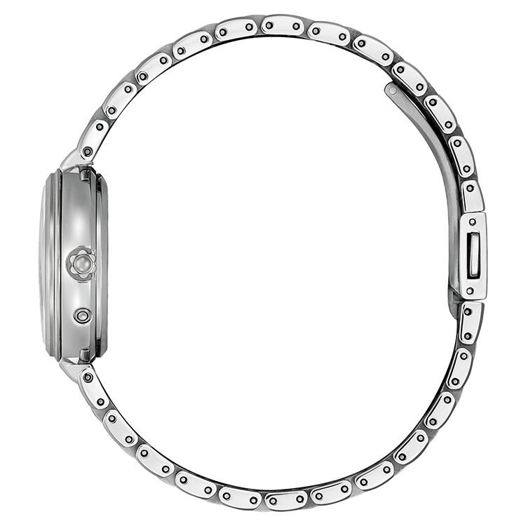 エクシード EXCEED 太陽と月 エコ・ドライブ電波時計 サン＆ムーン ダイヤモンド シルバー EE1020-77D CITIZEN シチズン 腕時計 レディース お取り寄せの画像