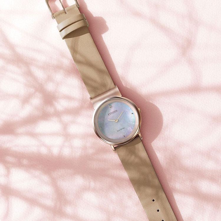 CITIZEN L エコドライブ腕時計【美品】 ROUND Collection お取り寄せ シチズン エル collection レディース